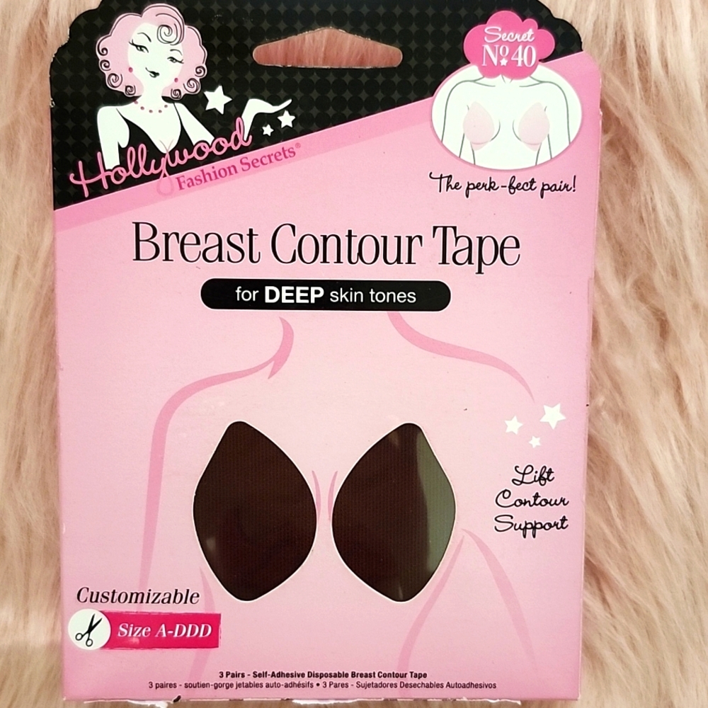 BRAND NEW HOLLYWOOD FASHION SECRETS BREAST CONTOUR TAPE-A-DDD